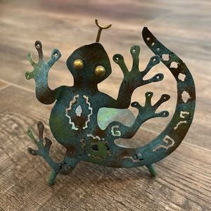 Metal‎ Lizard Tea Light Candle Holder